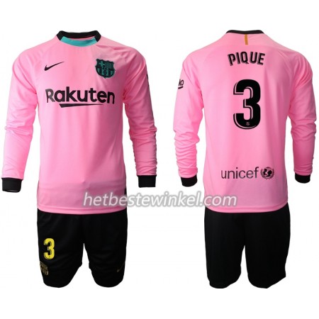 FC Barcelona Pique 3 Voetbaltenues Kind Third 2020/21 - LS (+ Korte broeken)